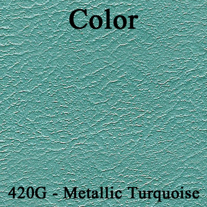 65 CHEVELLE/MALIBU HARDTOP PACKAGE TRAY WITH CENTER SPEAKER CUT-OUT - AQUA