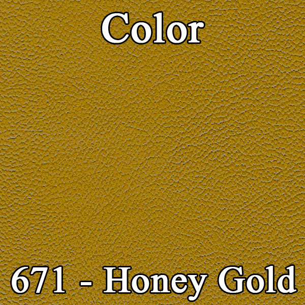 1973 DODGE CHARGER/CHARGER SE/PLYMOUTH GTX/ROADRUNNER/SATELLITE SEBRING PLUS ARMREST - HONEY GOLD
