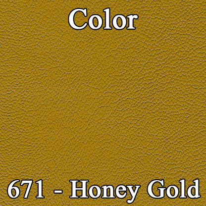 1973 DODGE CHARGER/CHARGER SE/PLYMOUTH GTX/ROADRUNNER/SATELLITE SEBRING PLUS ARMREST - HONEY GOLD