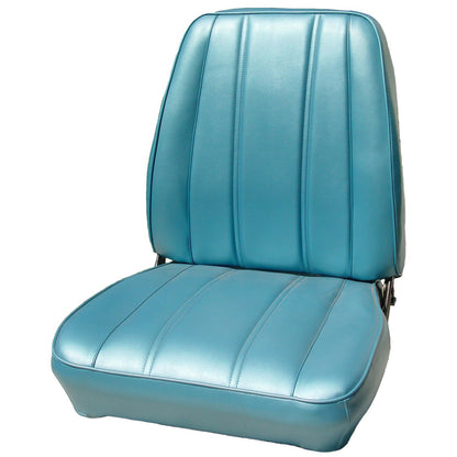 68 BARRACUDA "STANDARD" BUCKET SEAT UPHOLSTERY - MAROON