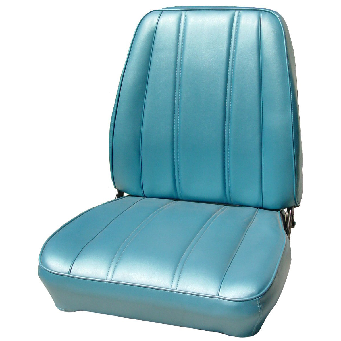 68 BARRACUDA "STANDARD" BUCKET SEAT UPHOLSTERY - GREEN