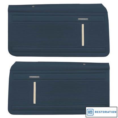 71 NOVA "STANDARD" FRONT DOOR PANELS (PRE-ASSEMBLED) - BLUE