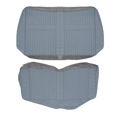64 CUTLASS/442 CONVERTIBLE REAR UPHOLSTERY - BLUE