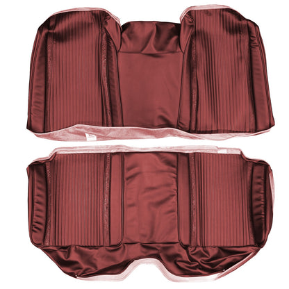 66 SATELLITE HARDTOP REAR UPHOLSTERY - RED