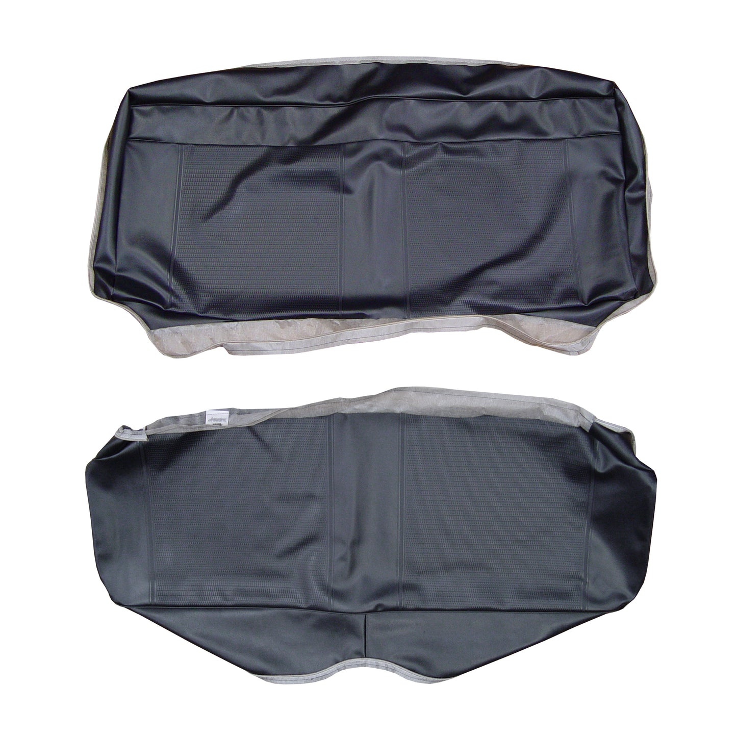 70 NOVA "STANDARD" COUPE REAR UPHOLSTERY - BLACK
