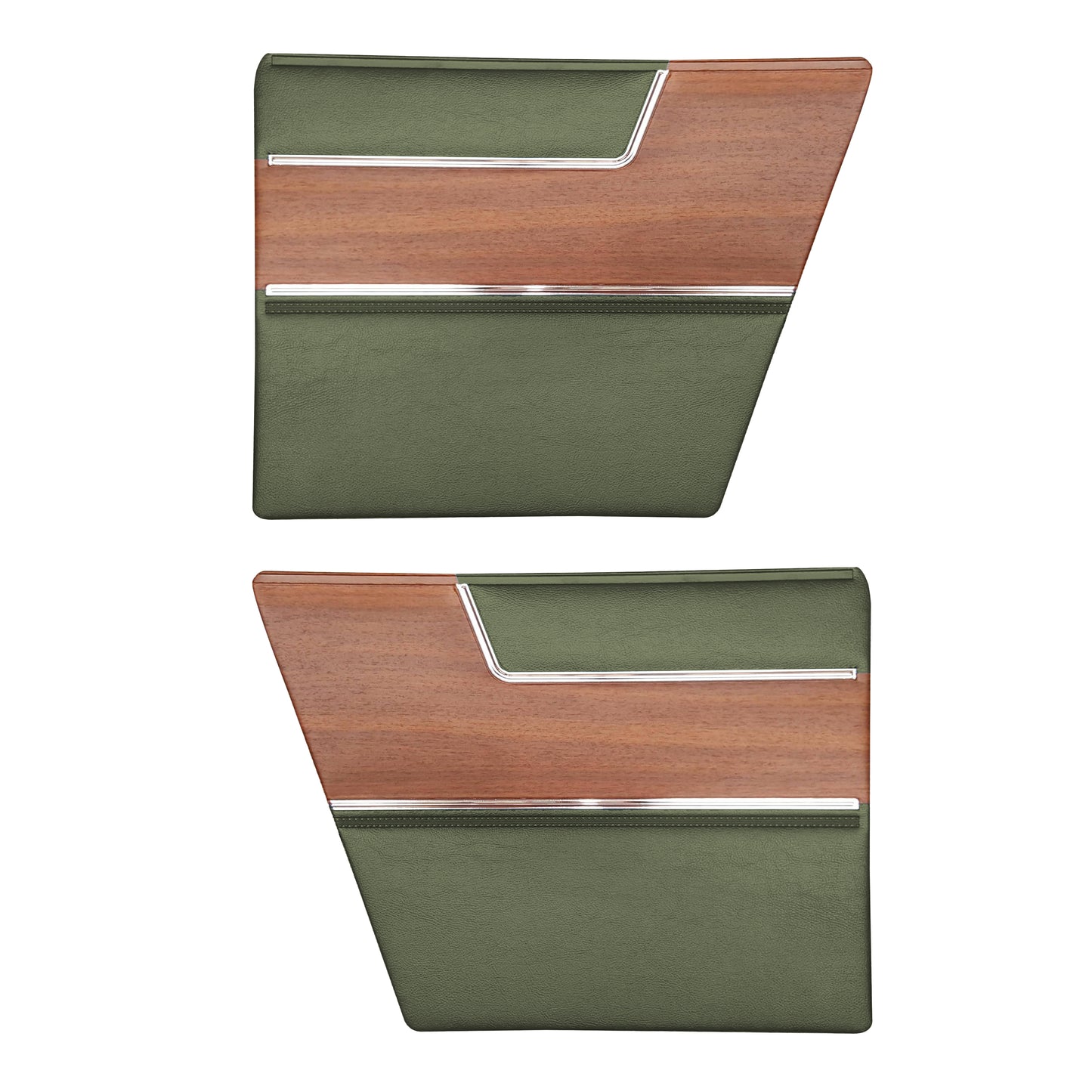 69 BARRACUDA "DELUXE" FASTBACK REAR PANELS - GREEN