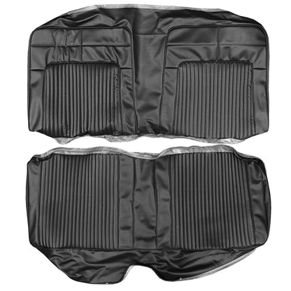 69 CORONET 500/RT/SUPERBEE HTP REAR UPHOLSTERY - BLACK