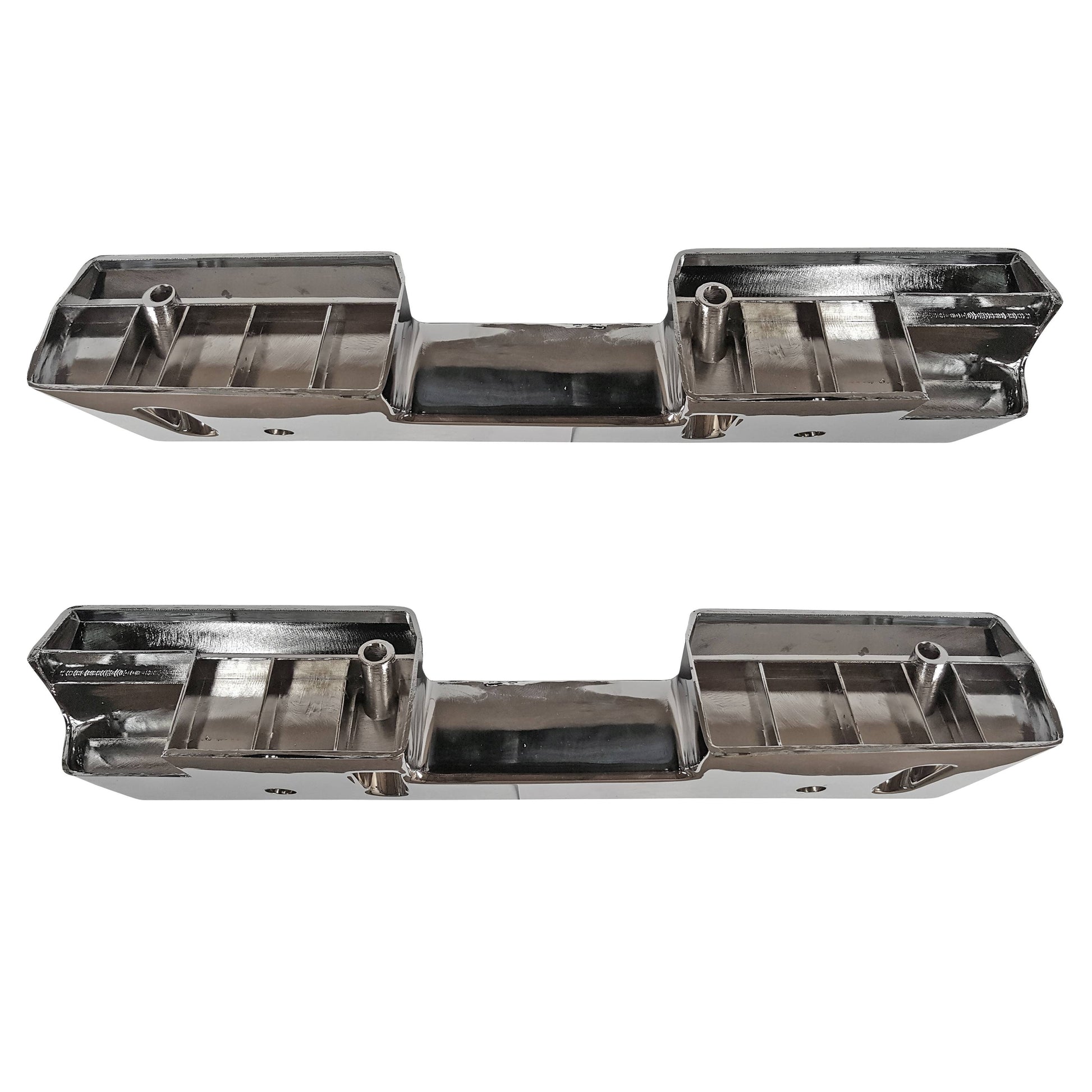Front Arm Rest Base; Chrome (65-67 Chevy II Front Arm Rest Base; Chrome (65-67 Chevy II