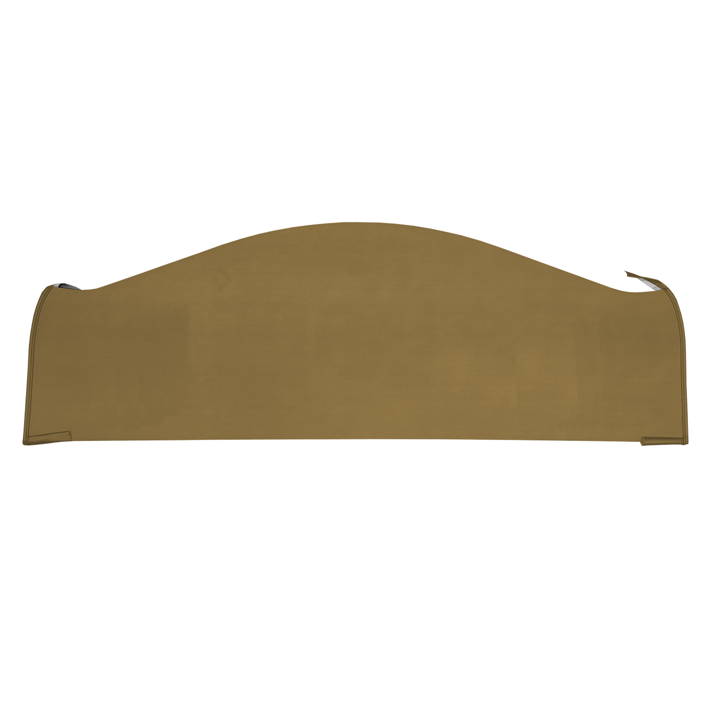 69 DODGE/PLYMOUTH B-BODY HARDTOP (NOT CHARGER) PACKAGE TRAY W/O SPEAKER CUT-OUTS - SADDLE