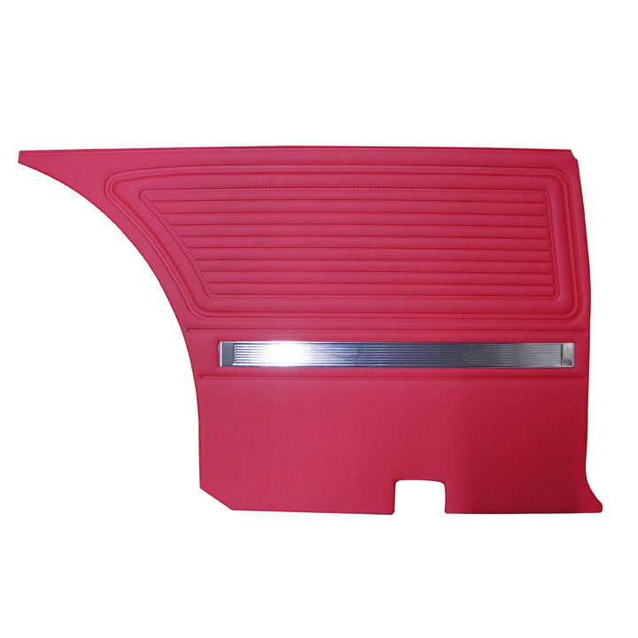 64 BARRACUDA FASTBACK REAR PANELS - RED