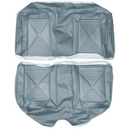 65 DART GT HARDTOP REAR UPHOLSTERY - BLUE