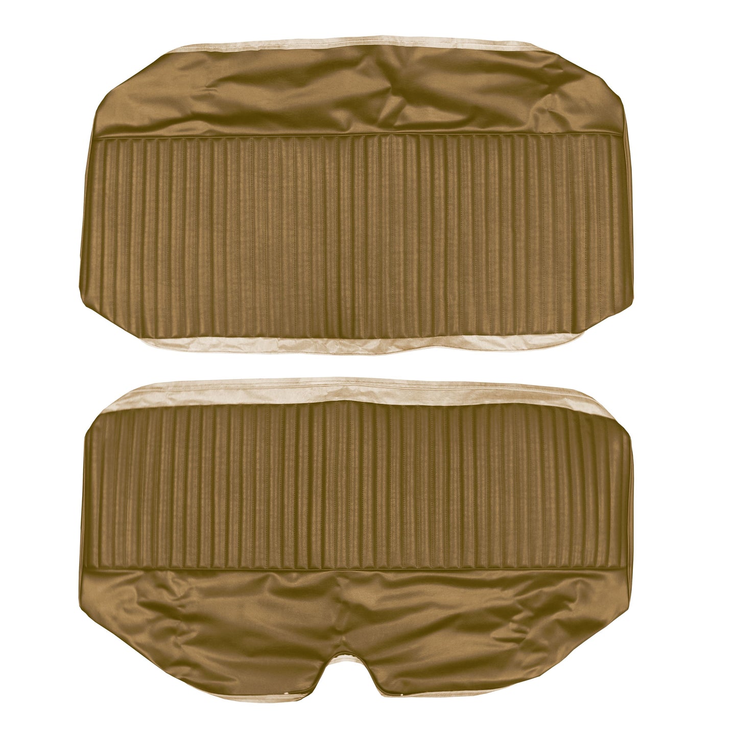 69 DART SWINGER HARDTOP REAR UPHOLSTERY - SADDLE