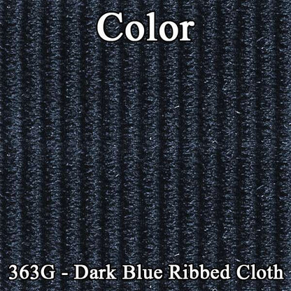80 CAMARO "DLX" PRE-ASMBLD PANELS- SRM BLUE CLOTH/DK BLUE
