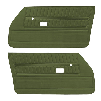 71 FIREBIRD/TRANS AM "STANDARD" DOOR PANELS (UNASSEMBLED) - JADE GREEN