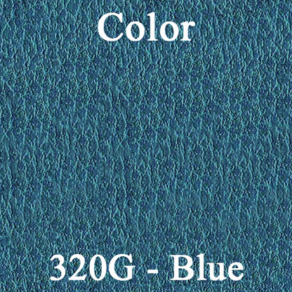 76 CAMARO FRONT DOOR PANELS DLX - SRM BLUE KNIT/SRM BLUE