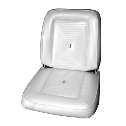 65 DART GT BUCKET SEAT UPHOLSTERY - PEARL WHITE
