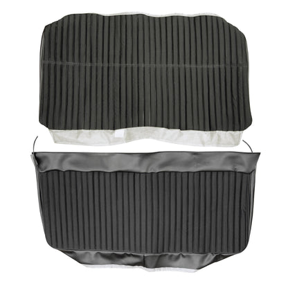 70 MONTE CARLO HARDTOP REAR CLOTH UPHOLSTERY - SRM DARK BLUE KNIT CLOTH/DARK BLUE