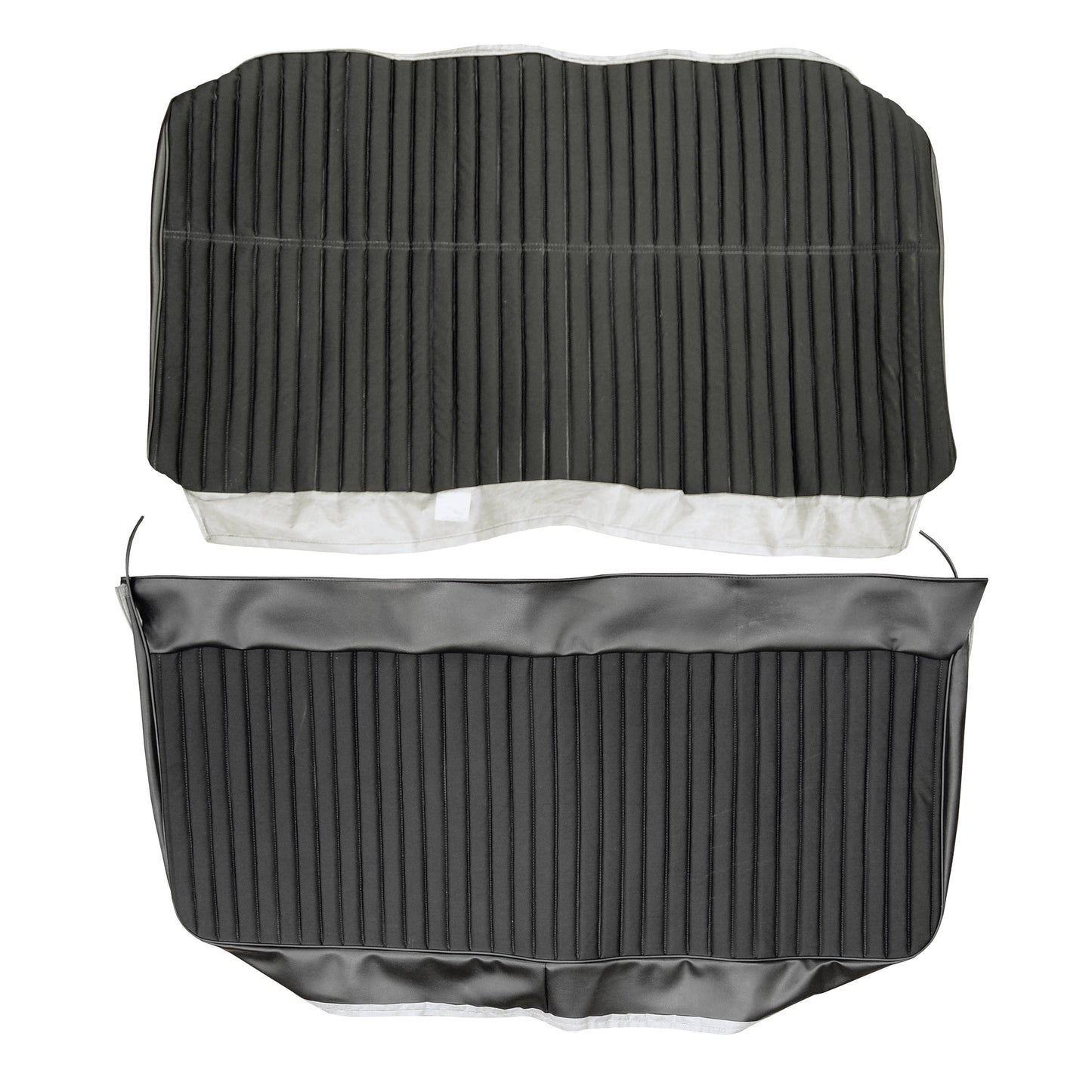70 MONTE CARLO HARDTOP REAR CLOTH UPHOLSTERY - SRM LIGHT BLUE CLOTH/LIGHT BLUE
