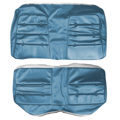 72 CHARGER/SATELLITE/ROADRUNNER REAR UPHOLSTERY - BRIGHT BLUE