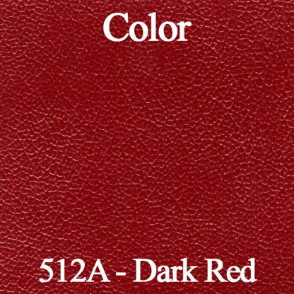 68-69 AMX REAR QUARTER KICK PANELS - DARK RED