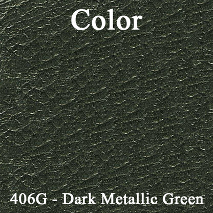 64 CUTLASS/442 CONVERTIBLE REAR UPHOLSTERY - GREEN