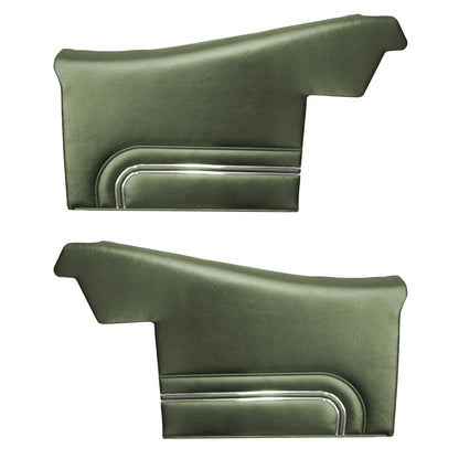 72 LEMANS SPORT CONVERTIBLE REAR PANELS (PRE-ASSEMBLED) - GREEN