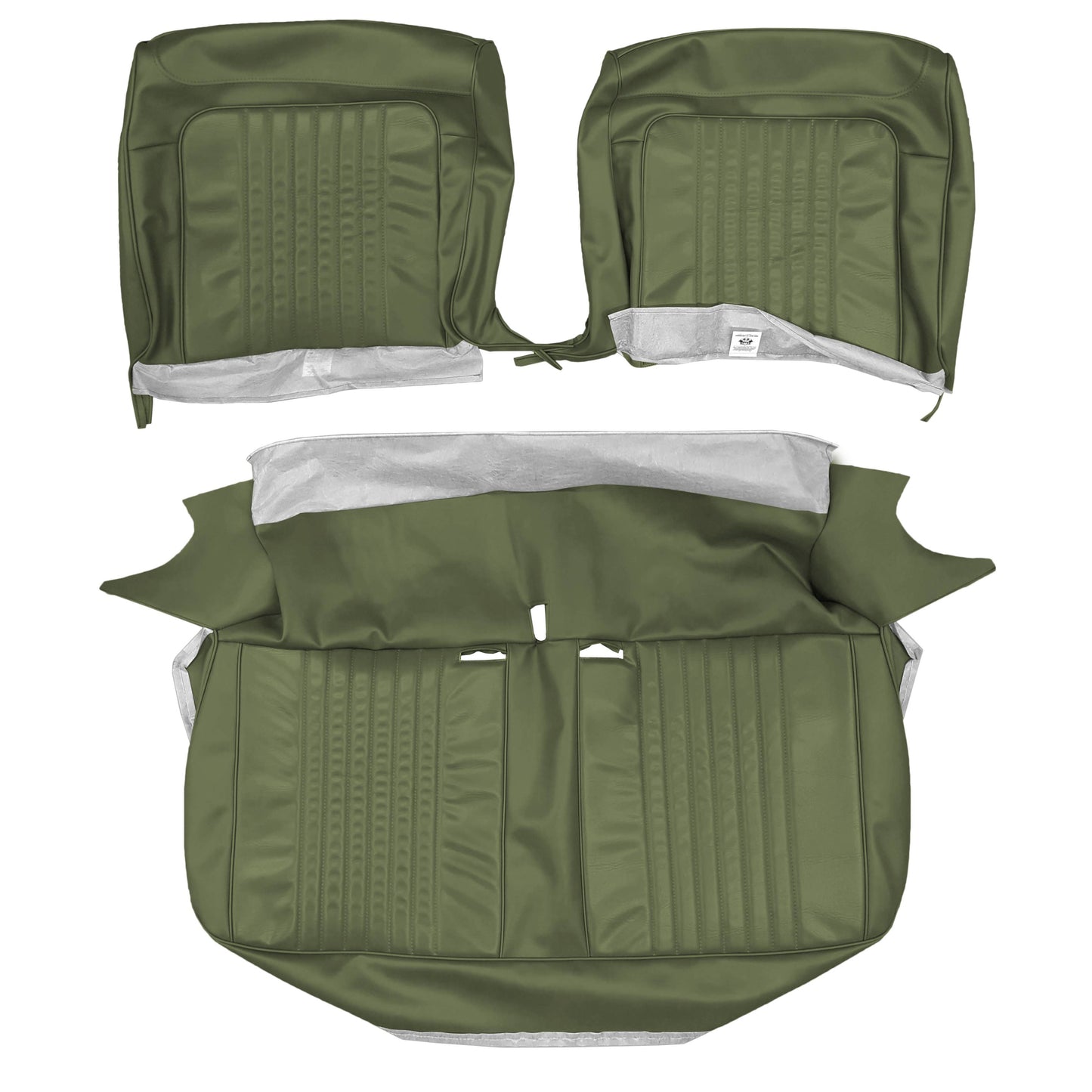 71 CHEVELLE/MALIBU SPLIT BENCH UPHOLSTERY - JADE GREEN
