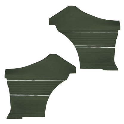 69 CHEVELLE/MALIBU HARDTOP REAR PANELS (UNASSEMBLED) - DARK GREEN