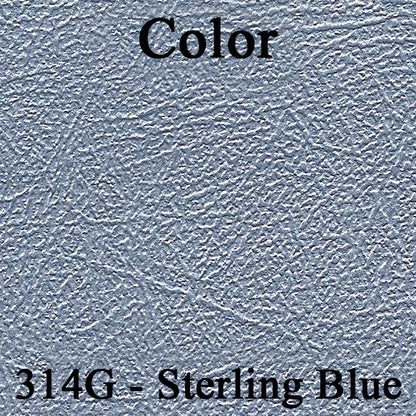 65 CUTLASS/442 CONVERTIBLE REAR UPHOLSTERY - SRM STERLING BLUE