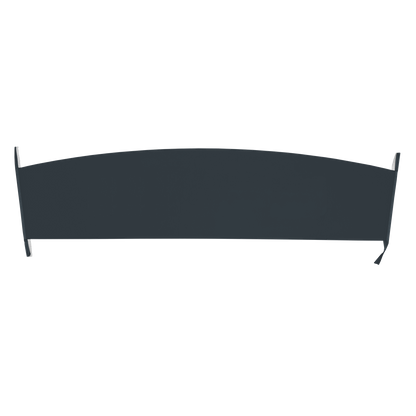66-67 DODGE/PLYMOUTH B-BODY HARDTOP PACKAGE TRAY W/O SPEAKER CUT-OUTS - NAVY