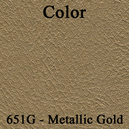 67 GM A-BODY 11" FRONT ARMREST PADS - GOLD