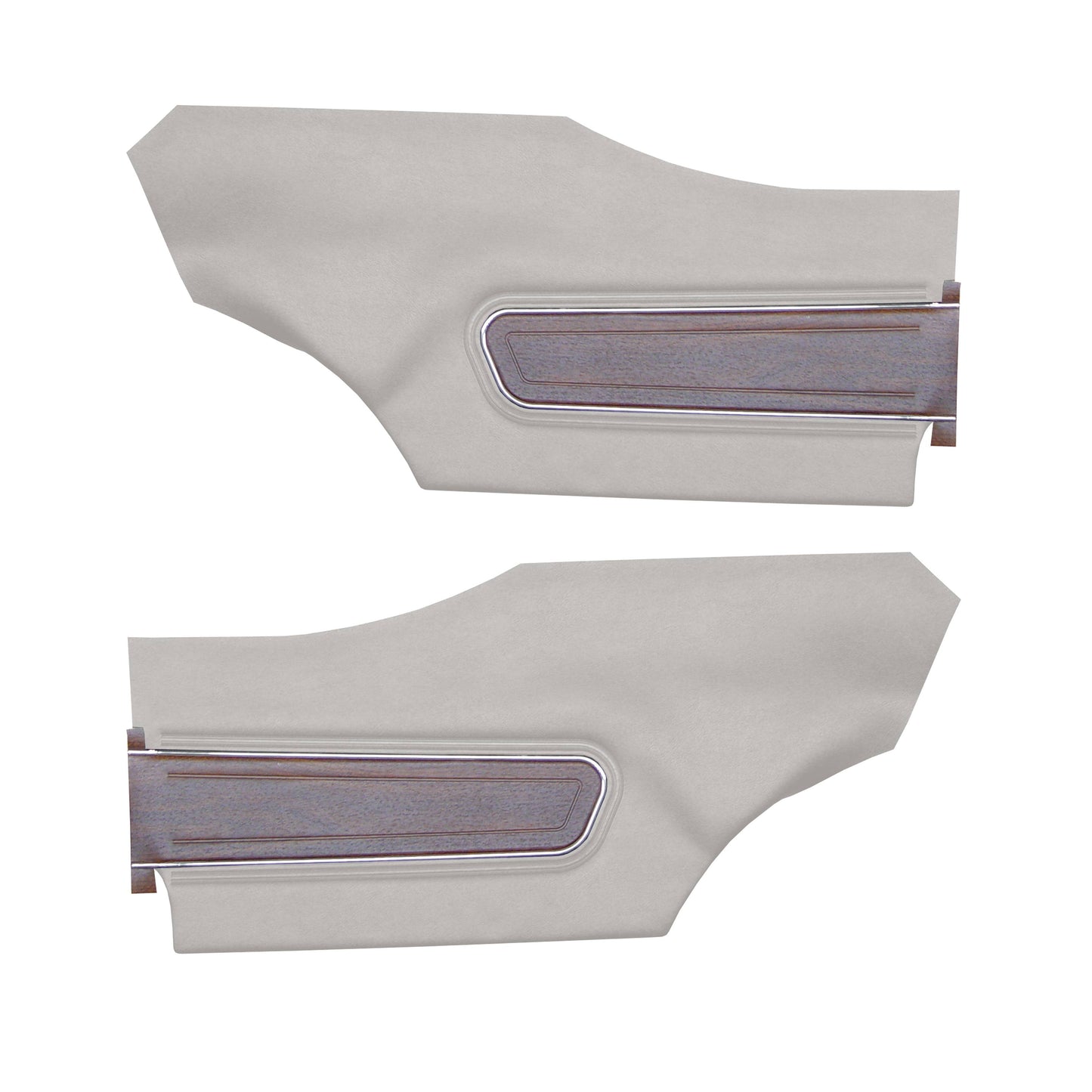 71 CUTLASS SUPREME HARDTOP REAR PANELS (UNASSEMBLED) - PEARL WHITE