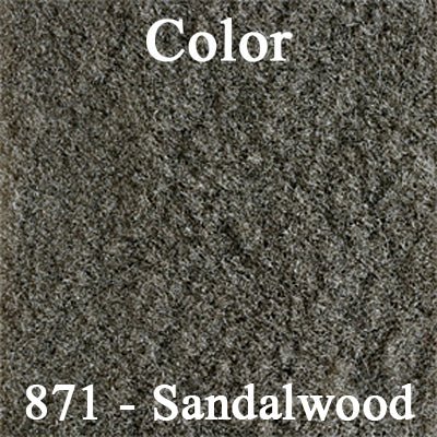 1970 AMC AMX CARPET - TAUPE CUTPILE