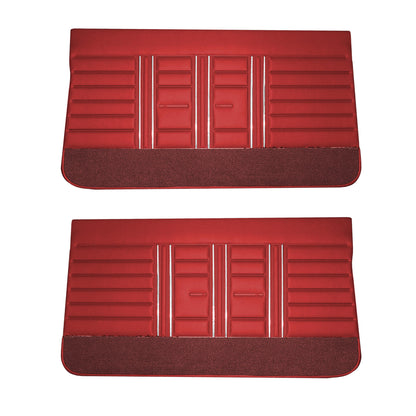 67 CUTLASS SUPREME/442 FRONT DOOR PANELS - RED