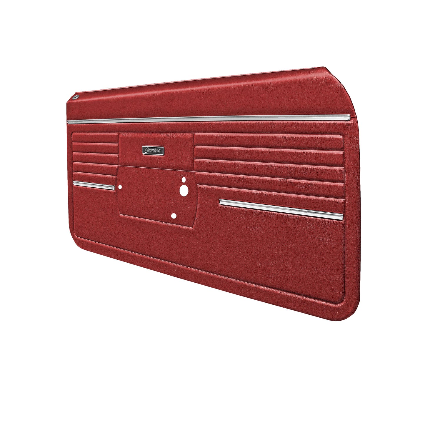 68 CAMARO "STANDARD" FRONT DOOR PANELS (PRE-ASSEMBLED) - RED