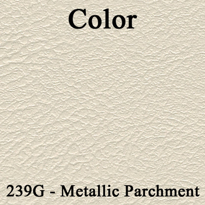 69 SKYLARK/CUSTOM SPLIT SEAT BENCH UPHOLSTERY - PARCHMENT