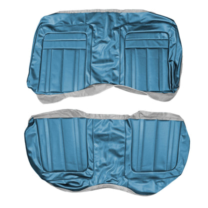 70 BARRACUDA GRAN COUPE HARDTOP REAR UPHOLSTERY - BRIGHT BLUE