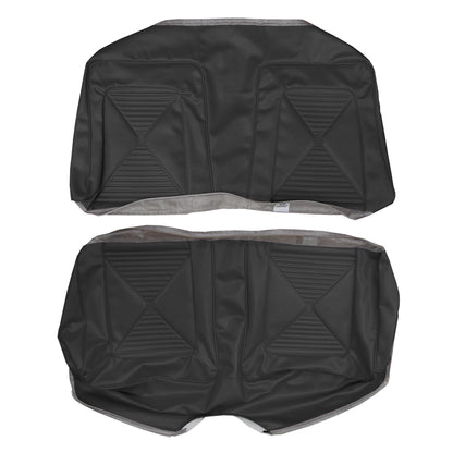 65 DART GT CONVERTIBLE REAR UPHOLSTERY - BLACK