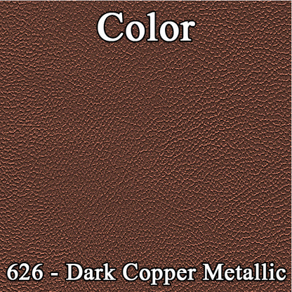 67 BELVEDERE II CONVERTIBLE REAR UPHOLSTERY - SRM DARK COPPER/COPPER