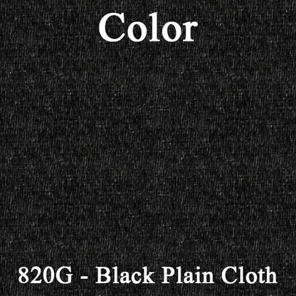 67 SKYLARK SPLIT BENCH UPH SRM BLACK CLOTH/BLACK
