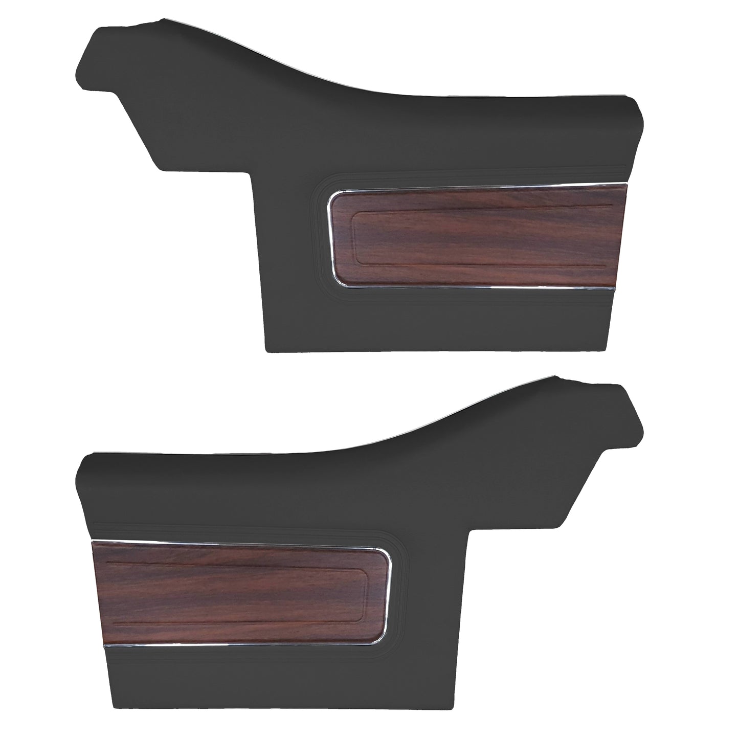 72 CUTLASS SUPREME/442 CONVERTIBLE REAR PANELS (PRE-ASSEMBLED) - BLACK