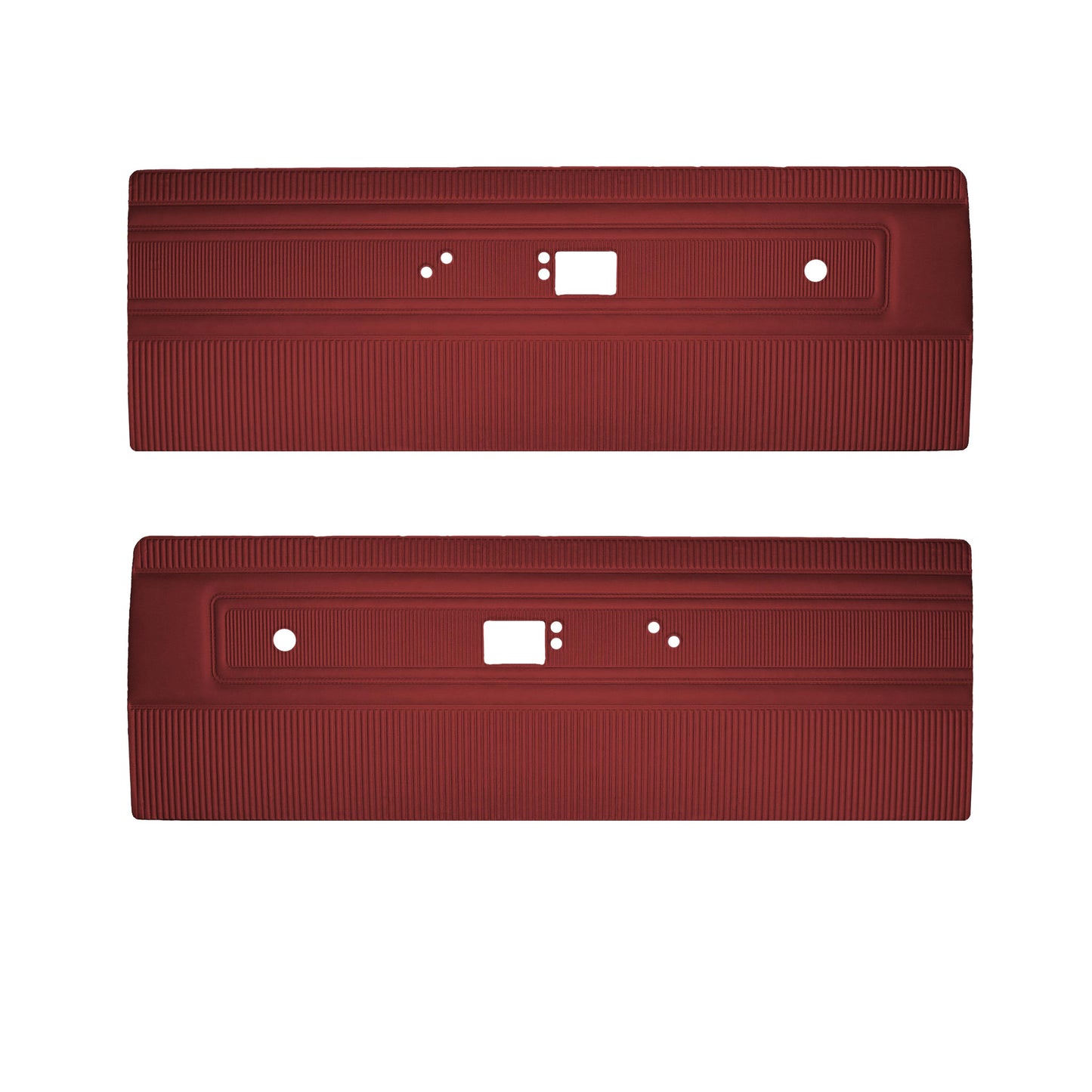 67 DART/VALIANT 100 FRONT DOOR PANELS - RED