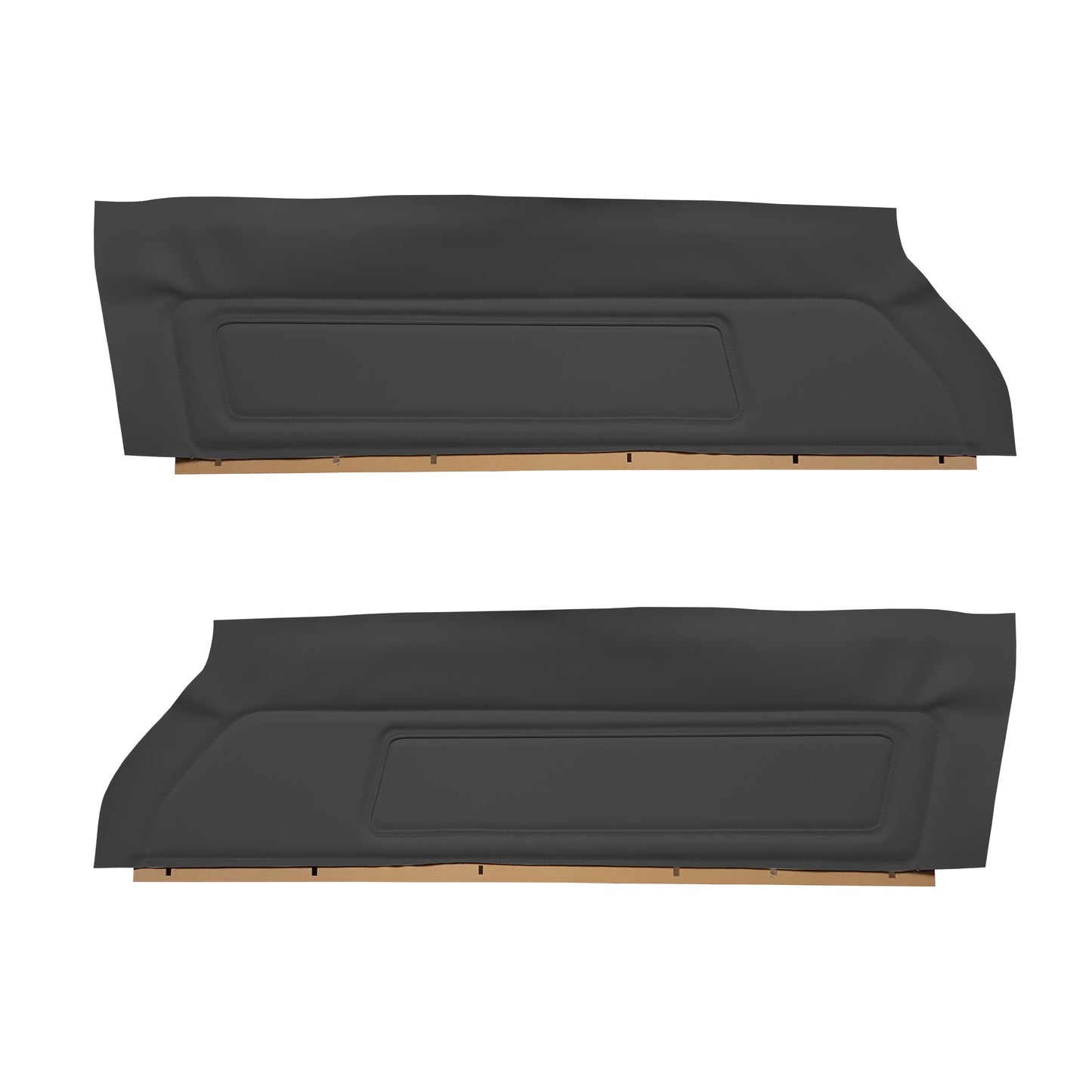 77 FIREBIRD/TRANS AM "DELUXE" UPPER DOOR PANELS (UNASSEMBLED) - BLACK