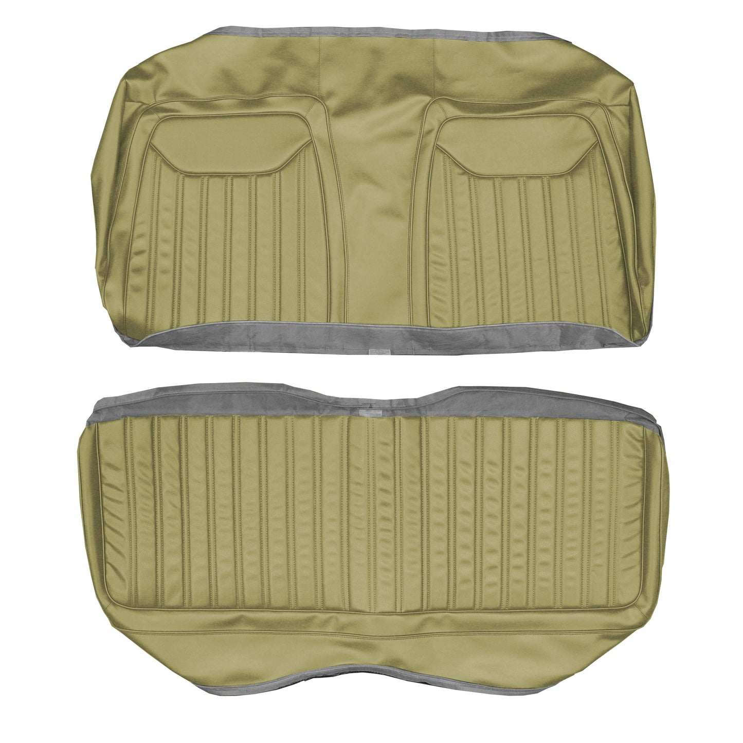 71 CHARGER/SUPERBEE "DELUXE" REAR UPHOLSTERY - EMBER GOLD