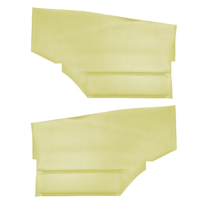 69 CAMARO "DELUXE" HARDTOP REAR PANELS W/ FOLD-DOWN SEAT (UNASSEMBLED) - YELLOW