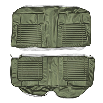 70 CHARGER HARDTOP REAR UPHOLSTERY - GREEN