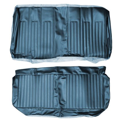68 GTO/LEMANS HARDTOP REAR UPHOLSTERY - BLUE