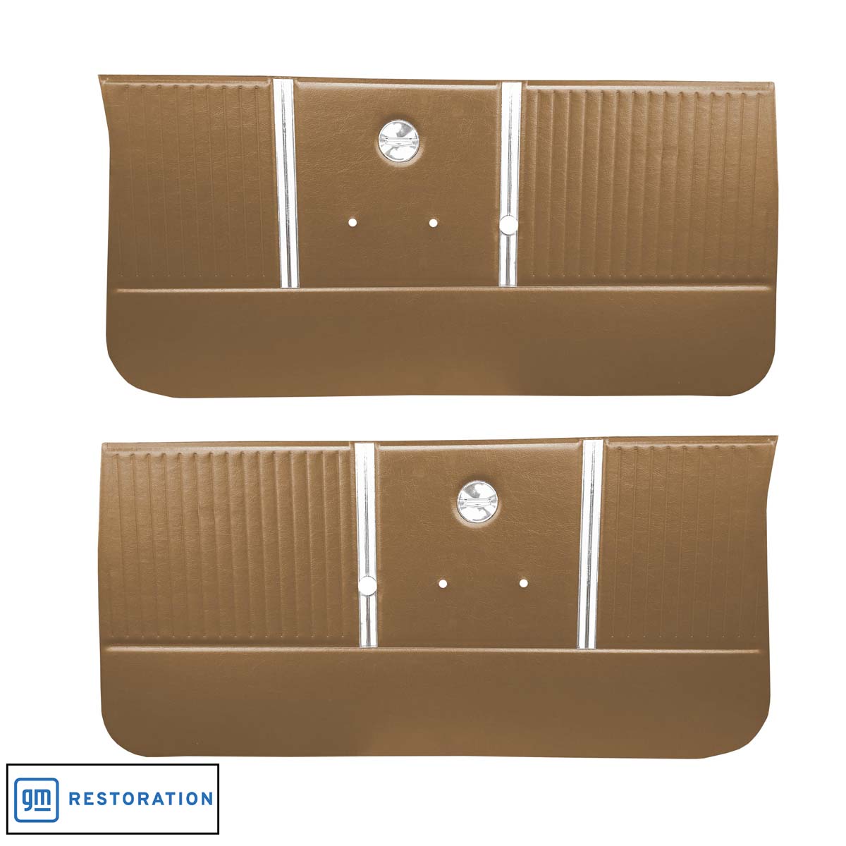 64 CHEVELLE/MALIBU FRONT DOOR PANELS - SADDLE