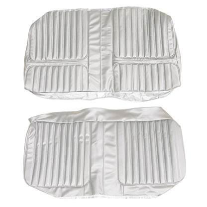 71 CUTLASS SUPREME HARDTOP COUPE REAR UPHOLSTERY - PEARL WHITE