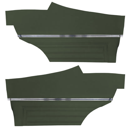 72 SKYLARK/GS "STANDARD" SPORT COUPE REAR PANELS (UNASSEMBLED) - GREEN